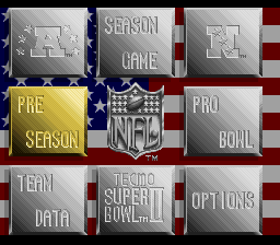 Tecmo Super Bowl II - Special Edition Screenthot 2